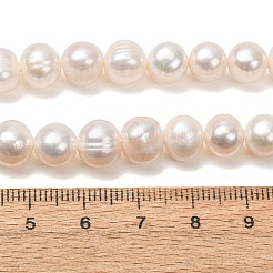 Natural Cultured Freshwater Pearl Beads Strands&nbsp;PA-CBABE82-06D