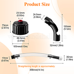 3Pcs ABS Plastic Hose Bender&nbsp;AJEW-DL0001-44