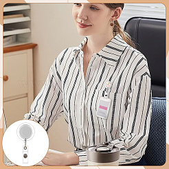 30Pcs Flat Round PVC Badge Reel&nbsp;AJEW-FG0006-19