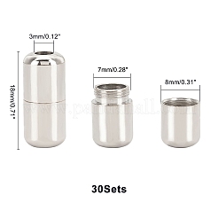 Brass Capsule Lace Lock Buckles&nbsp;KK-PH0001-29P-WH