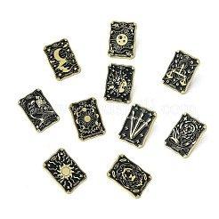 10Pcs 10 Styles Alloy Enamel Pins&nbsp;JEWB-CJ0001-67