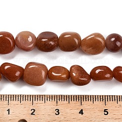 Natural Red Aventurine Beads Strands&nbsp;G-P568-C12-01