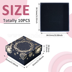 10Pcs Sun Moon Star Printed Cardboard Gift Boxes&nbsp;CBOX-TA0001-21B