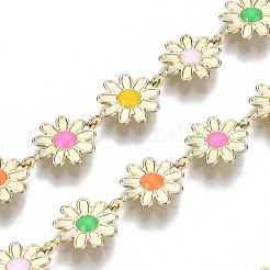 Brass Enamel Chains&nbsp;CHC-T012-15LG