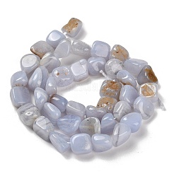 Natural Blue Lace Agate Beads Strands&nbsp;G-P497-01E-71