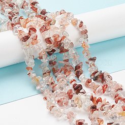 Natural Hematoid Quartz/Ferruginous Quartz Beads Strands&nbsp;F090