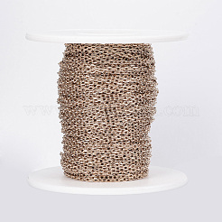 Ion Plating(IP) 304 Stainless Steel Cable Chains&nbsp;CHS-H009-22RG
