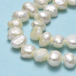Natural Cultured Freshwater Pearl Beads Strands&nbsp;PEAR-A005-07E