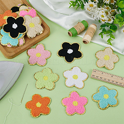 3 Sets Towel Cloth Computerized Embroidery Cloth Iron On/Sew On Patches&nbsp;FIND-FG0004-17