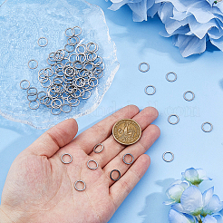 100Pcs 304 Stainless Steel Linking Ring&nbsp;STAS-DC0017-10