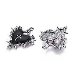 Alloy Enamel Pendants&nbsp;PALLOY-T094-06