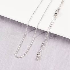 Brass Oval Link Chain Necklaces&nbsp;NJEW-D338-02P