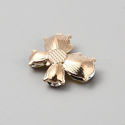 Light Gold Alloy Rhinestone Cabochons&nbsp;FIND-WH0173-340D