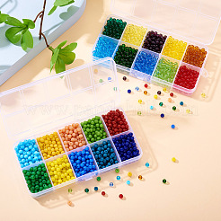 1990Pcs 20 Styles Transparent & Opaque Colours Glass Seed Beads&nbsp;SEED-TA0001-42