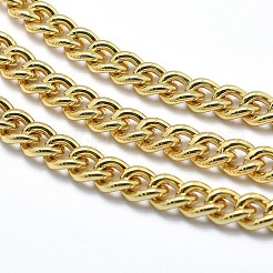 3.28 Feet Eco-Friendly Brass Cuban Link Chains&nbsp;X-KK-P155-57G-NR