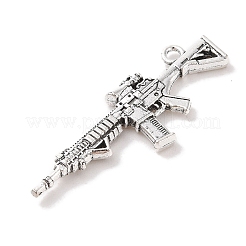 Tibetan Style Alloy Submachine Pendants&nbsp;X-TIBEP-Q043-135-RS