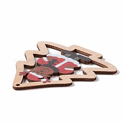 Printed Wood Big Pendants&nbsp;FIND-H030-01