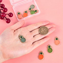 Alloy Enamel Pendants&nbsp;ENAM-CJ0001-58