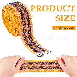 Vintage Jacquard Polyester Ribbon&nbsp;SRIB-WH0011-265