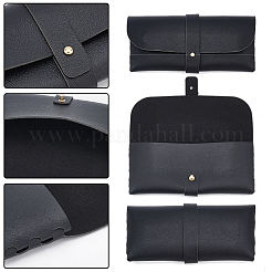 AHADEMAKER 2Pcs 2 Colors PU Imitation Leather Glasses Case&nbsp;AJEW-GA0005-20