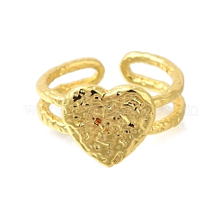 Brass Cuff Rings for Women&nbsp;RJEW-D079-04G-RS