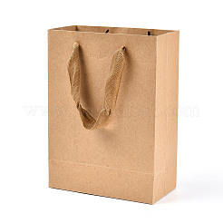 10Pcs 5 Sizes Kraft Paper Gift Shopping Bags Set&nbsp;AJEW-T013-11