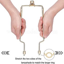 Iron Lamp Shade Harp Holder&nbsp;AJEW-OC0002-67G