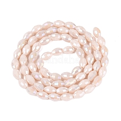Electroplate Opaque Solid Color Glass Beads Strands&nbsp;GL-N002-01A-B03