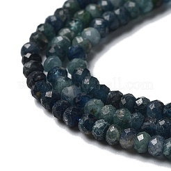 Natural Blue Tourmaline Beads Strands&nbsp;G-B088-D12-01