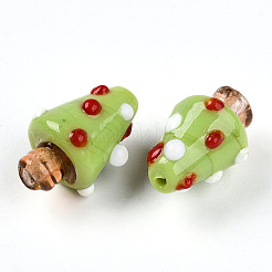 Handmade Lampwork Bumpy Beads&nbsp;X1-LAMP-T022-02A-05