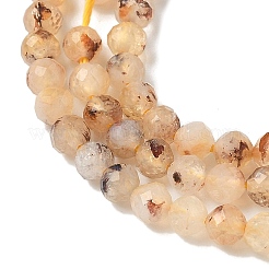 Natural Citrine(Heated) Beads Strands&nbsp;G-C201-B04-3mm