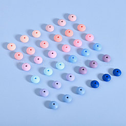 180Pcs 12 Colors Rondelle Food Grade Eco-Friendly Silicone Abacus Beads&nbsp;SIL-CA0003-18
