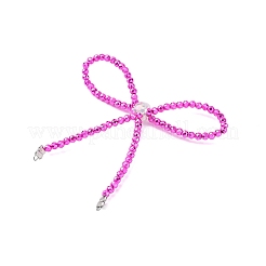 Alloy & Glass Bowknot Chandelier Component Links&nbsp;PALLOY-D360-01B