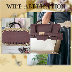 1Pc PU Leather Handbags & bag Bottom Set&nbsp;AJEW-CL0001-61B
