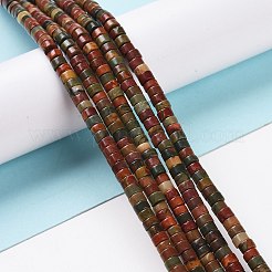 Natural Polychrome Jasper/Picasso Stone/Picasso Jasper Beads Strands&nbsp;G-F631-A50