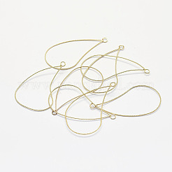 Long-Lasting Plated Brass Pendants&nbsp;KK-K193-027G-NF