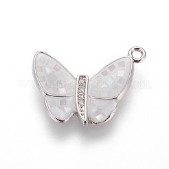 Brass Enamel Pendants&nbsp;KK-E763-07