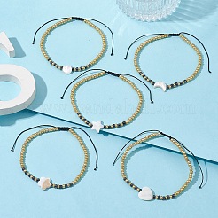 Glass Seed Beads Braided Beads Bracelets&nbsp;BJEW-JB09867