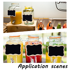 10Pcs Mini Wooden Hanging Chalkboard&nbsp;HJEW-DR00237