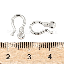 925 Sterling Silver Hook Clasps&nbsp;STER-S012-03B-P