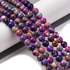 Dyed Natural Regalite/Imperial Jasper/Sea Sediment Jasper Beads Strands&nbsp;G-B124-C02-09