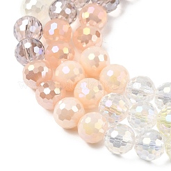 Electroplate Glass Beads Strands&nbsp;EGLA-D300-06-8mm-23