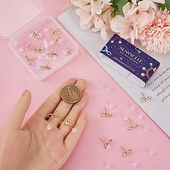 20Pcs Brass Stud Earring Findings&nbsp;KK-SC0003-92