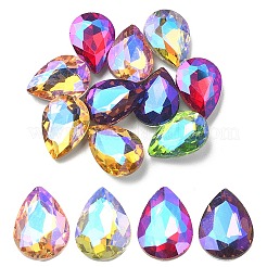 Pointed Back Glass Rhinestone Cabochons&nbsp;RGLA-YW0002-04