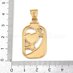 304 Stainless Steel Pendants Ion Plating(IP)&nbsp;LS-STAS-K316-05G