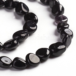 Natural Black Tourmaline Beads Strands&nbsp;G-D0002-B39