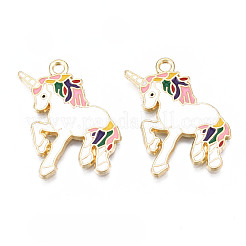 Rack Plating Alloy Enamel Pendants&nbsp;ENAM-T011-166