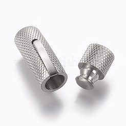 304 Stainless Steel Bayonet Clasps&nbsp;STAS-O114-040A-MP