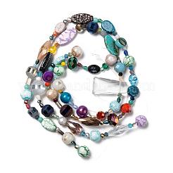 98 Piece DIY Wire Wrapped Jewelry Kits&nbsp;DIY-X0294-14G