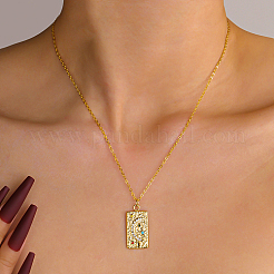 Brass Pendant Necklaces&nbsp;HA5496-1